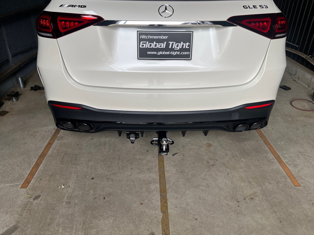 GLE450,GLE53,ヒッチメンバー,特注,ワンオフ,取付