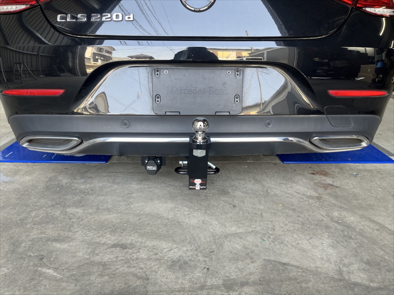 CLS220d,ヒッチメンバー,ジェットスキー,トレーラー,バスボート,キャンピングカー,キャンピングトレーラー,水上バイク,ボートトレーラー,牽引,サイクルキャリア,カーゴトレーラー