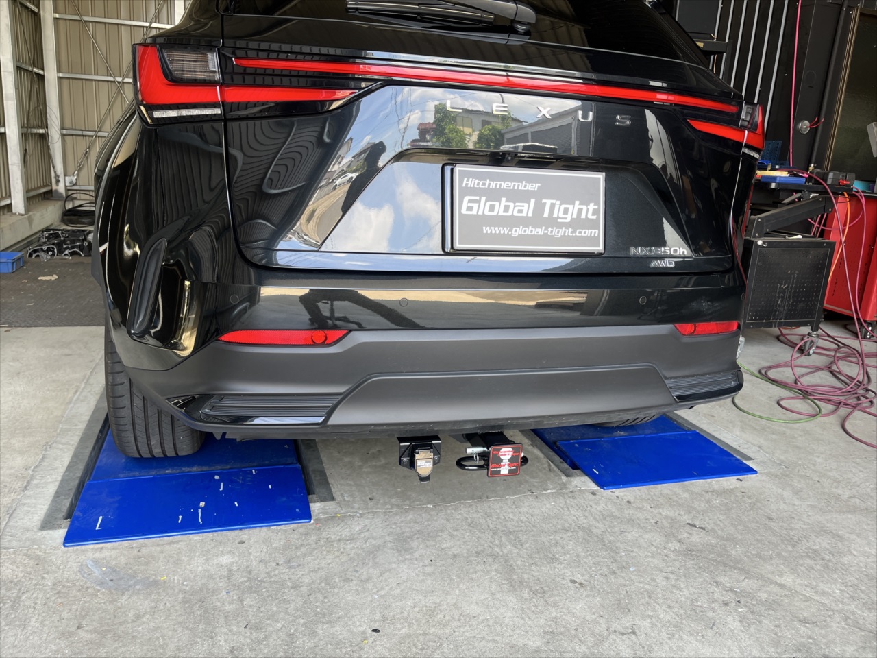 NX350ｈ,ヒッチメンバー,ジェットスキー,トレーラー,バスボート,キャンピングカー,キャンピングトレーラー,水上バイク,ボートトレーラー,牽引,サイクルキャリア,カーゴトレーラー