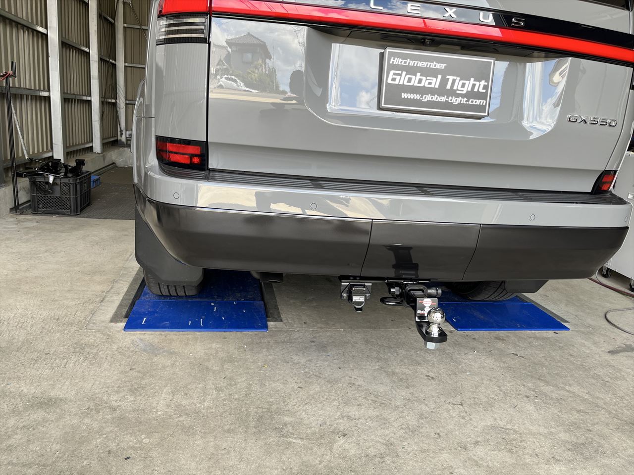 GX550,ヒッチメンバー,ジェットスキー,トレーラー,バスボート,キャンピングカー,キャンピングトレーラー,水上バイク,ボートトレーラー,牽引,サイクルキャリア,カーゴトレーラー