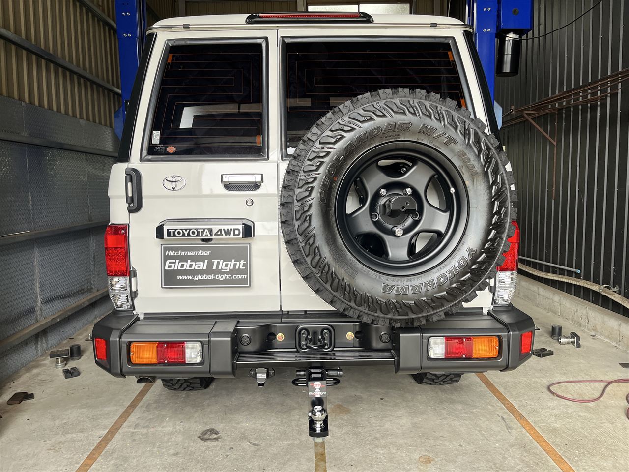 ランドクルーザー70,ヒッチメンバー,ジェットスキー,トレーラー,バスボート,キャンピングカー,キャンピングトレーラー,水上バイク,ボートトレーラー,牽引,サイクルキャリア,カーゴトレーラー