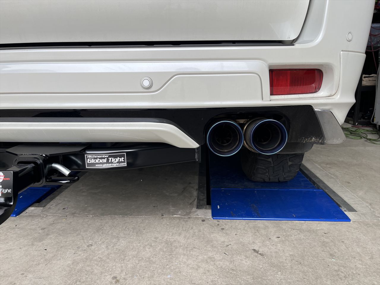 プラド150,モデリスタ,ガナドールマフラー,ヒッチメンバー,ジェットスキー,トレーラー,バスボート,キャンピングカー,キャンピングトレーラー,水上バイク,ボートトレーラー,牽引,サイクルキャリア,カーゴトレーラー