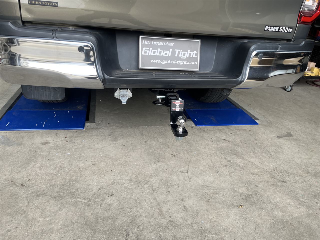 ハイラックス125,ヒッチメンバー,ジェットスキー,トレーラー,バスボート,キャンピングカー,キャンピングトレーラー,水上バイク,ボートトレーラー,牽引,サイクルキャリア,カーゴトレーラー