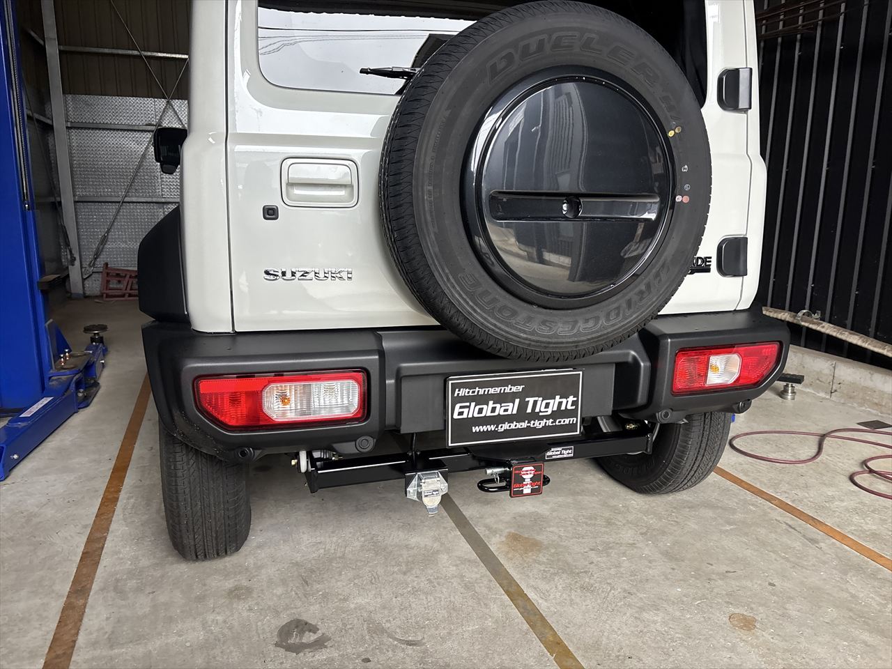 ジムニー,ノマド,ヒッチメンバー,ジェットスキー,トレーラー,バスボート,キャンピングカー,キャンピングトレーラー,水上バイク,ボートトレーラー,牽引,サイクルキャリア,カーゴトレーラー