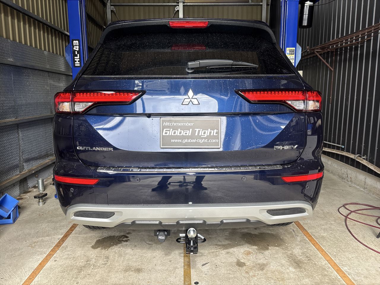 アウトランダーPHEV,GN0W,キャンピングカー,ヒッチメンバー,ジェットスキー,トレーラー,バスボート,キャンピングカー,キャンピングトレーラー,水上バイク,ボートトレーラー,牽引,サイクルキャリア,カーゴトレーラー