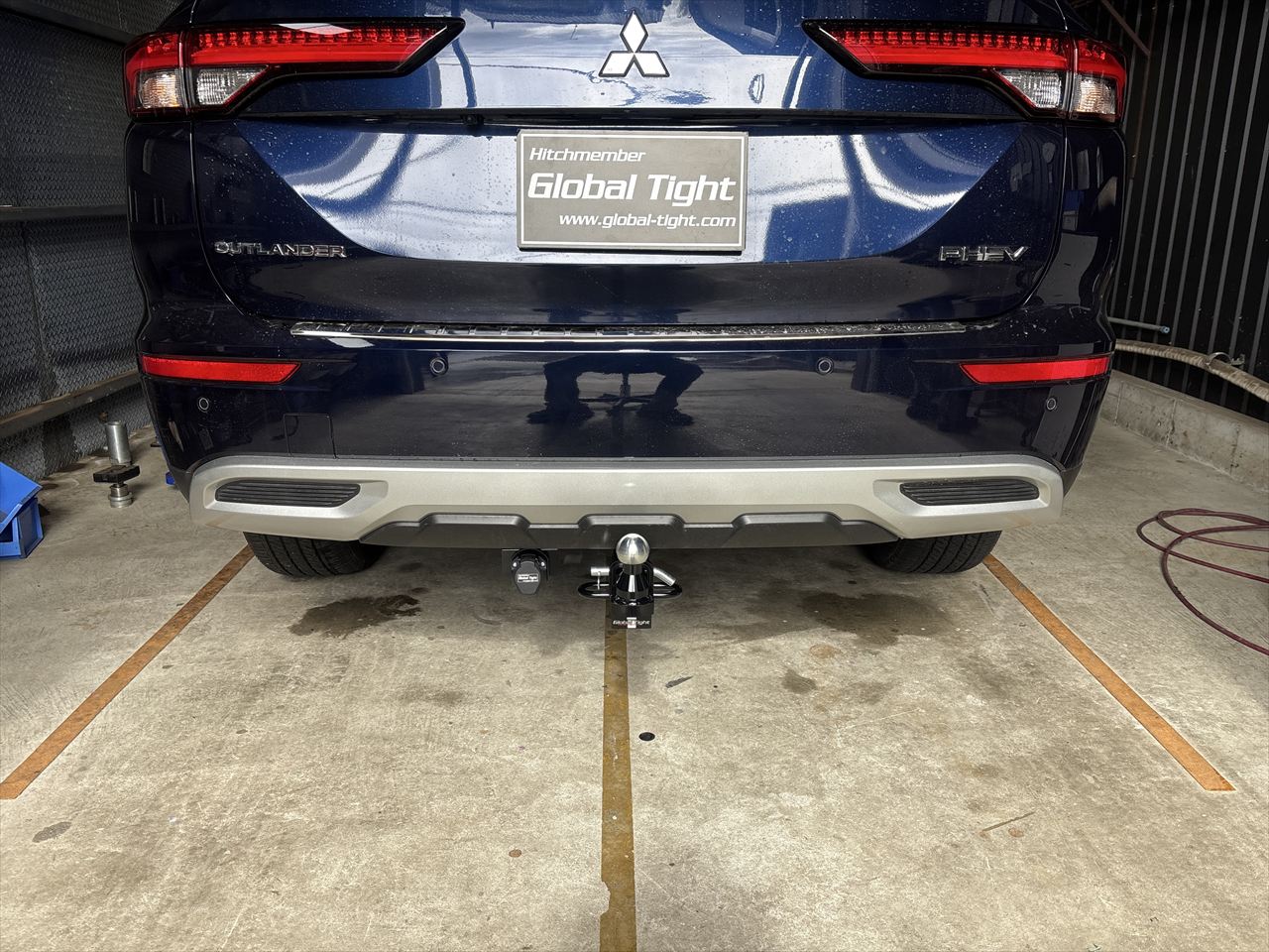 アウトランダーPHEV,GN0W,キャンピングカー,ヒッチメンバー,ジェットスキー,トレーラー,バスボート,キャンピングカー,キャンピングトレーラー,水上バイク,ボートトレーラー,牽引,サイクルキャリア,カーゴトレーラー